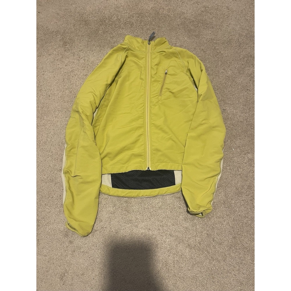 IBEX Men's CLIMAWOOL Full Zip Merino Jacket Yellow Sz Medium